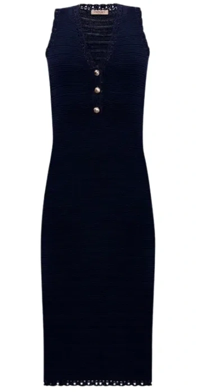 Twinset Dresses Blue Night