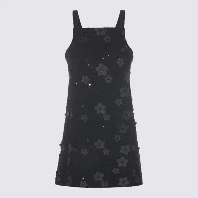 TWINSET DRESSES BOUCLE'' FIORI NERO
