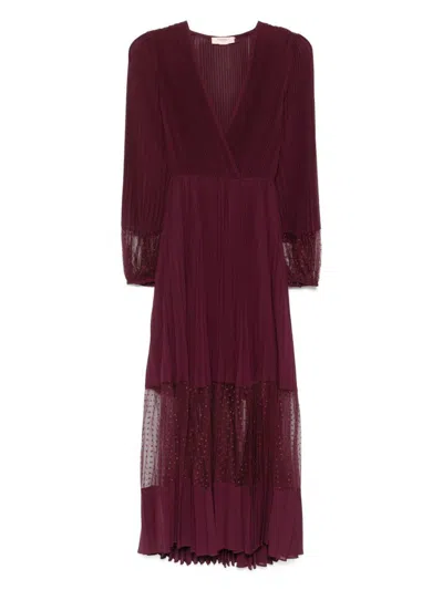 Twinset Dresses In Burgundy