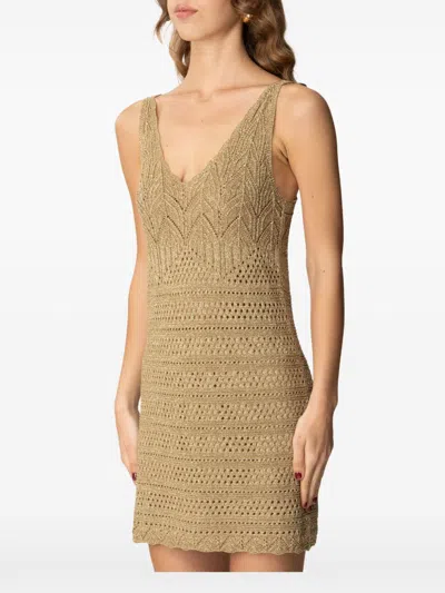 TWINSET DRESSES GOLDEN