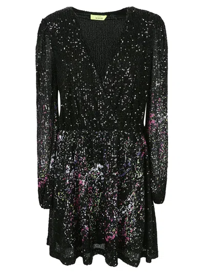 Twinset X Myfo Sequinned Minidress In Multicolor