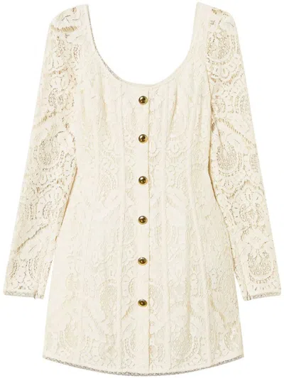Twinset Twin-set Vi Co Blend Clothing Dresses In Neutral