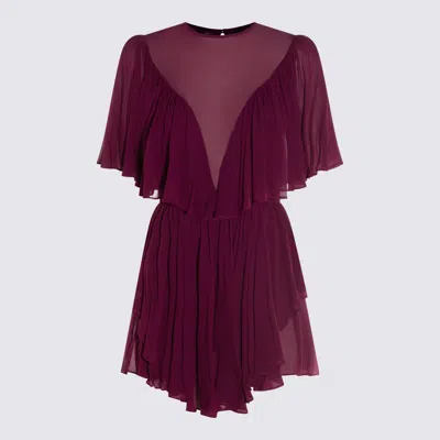 TWINSET DRESSES RED PLUM
