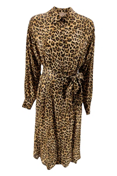 Twinset Twin-set Dresses Spotted In Animal Print