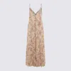 Twinset Multicolor Cotton Maxi Dress In Multi
