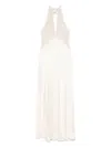 Twinset Viscose Dress In White