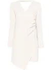 Twinset Oval T-chain Mini Dress In White