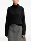 Twinset Drop-shoulder Sweater In Black