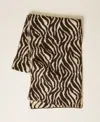 Twinset Écharpe En Maille Jacquard Animalière In Black