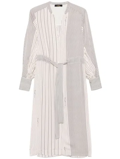Twinset Ecru Midi Dress