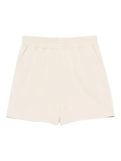 Twinset Elastic-waistband Shorts In Neutral