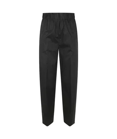 TWINSET ELASTICATED-WAIST TROUSERS