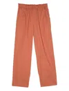 Twinset Elasticated-waist Trousers In Pink