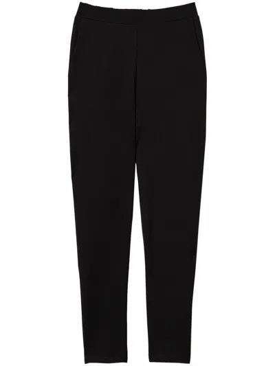 Twinset Elasticated-waist Trousers In Black