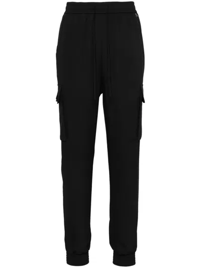 Twinset Elasticated-waistband Trousers In Black