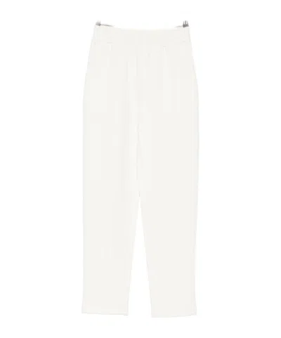 TWINSET ELASTICATED-WAISTBAND TROUSERS