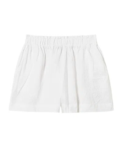 Twinset Elastic-waistband Shorts In White