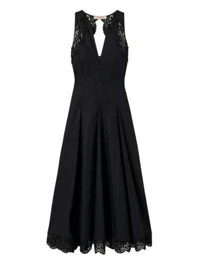 TWINSET ELEGANT BLACK MIDI DRESS