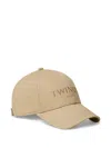 Twinset Embroidered Baseball Cap In Neutrals
