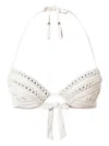 Twinset Embroidered Push-up Bikini Top