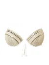 Twinset Embroidered Bikini Top In White
