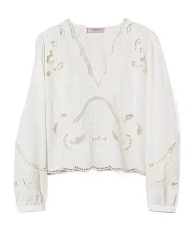 Twinset Embroidered Blouse
