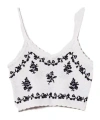 Twinset Embroidered Crop Top