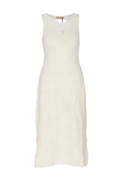 TWINSET EMBROIDERED DRESS