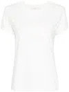 Twinset Embroidered-logo Cotton T-shirt In White