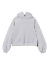 Twinset Embroidered Logo Hoodie In Gray