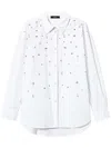 Twinset Embroidered Shirt In White
