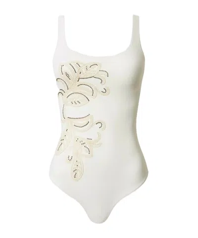 TWINSET EMBROIDERED SWIMSUIT