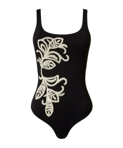 TWINSET EMBROIDERED SWIMSUIT
