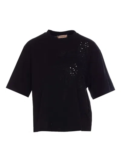 TWINSET EMBROIDERED T-SHIRT