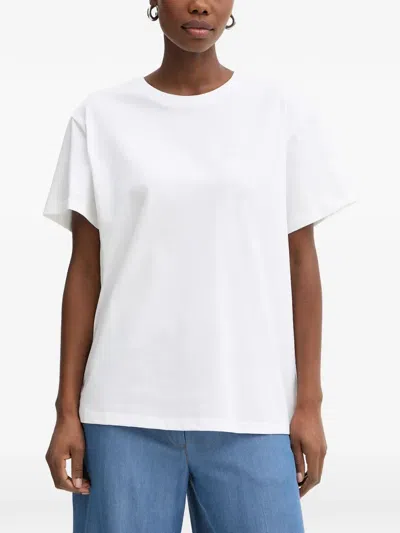 Twinset Embroidered-logo T-shirt In White