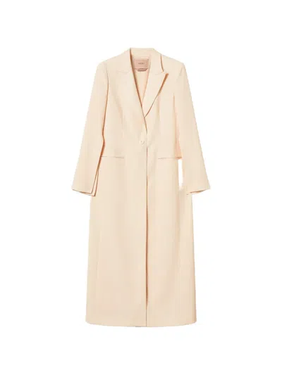 Twinset Envers Duster Coat In Neutral