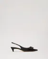 Twinset Escarpins Slingbacks Avec Naud In Black