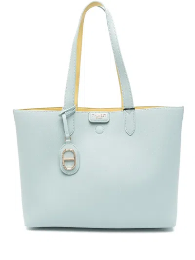 Twinset Everywhere Tote Bag In Blue