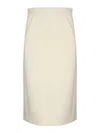 Twinset Twin Set Longuette Skirt In White