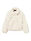 Twinset Faux-fur Jacket In White