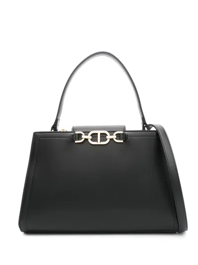 Twinset First Class Tote Bag In Black