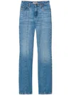 Twinset Five-pocket Flared Jeans In 蓝色