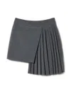 Twinset Flannel Pleated Skirt In Grey