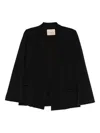 Twinset Flap-pocket Blazer In Black