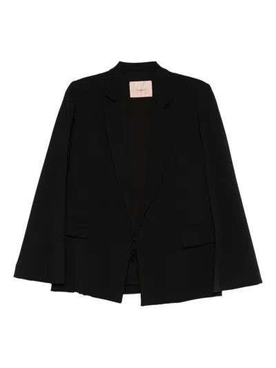 TWINSET TWINSET FLAP-POCKET BLAZER