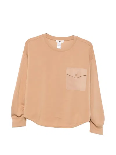 Twinset Flap-pocket Drop-shoulder Sweatshirt In Multi