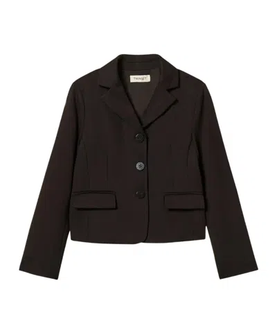 Twinset Flap-pockets Blazer In Brown