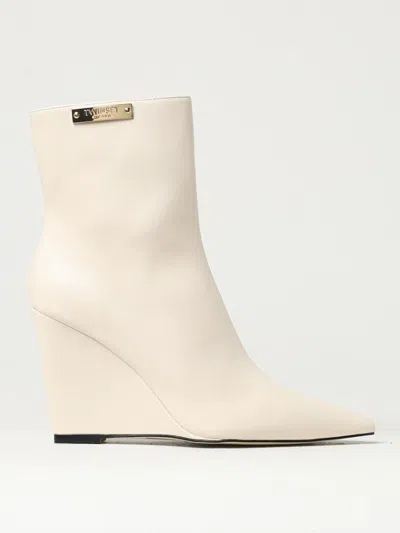 Twinset Wedge Shoes  Woman Color White In Weiss