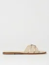 Twinset Flat Sandals  Woman Color Cream In White
