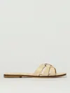 Twinset Flat Sandals  Woman Color Cream